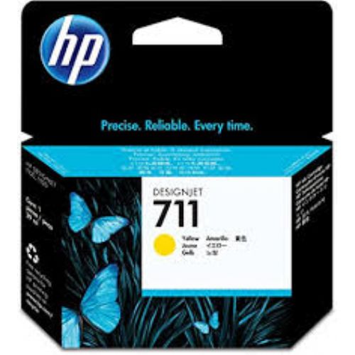 CARTUCCIA HP 711 YELLOW CZ132A ORIGINALE